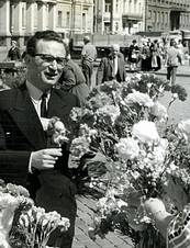 Bernard Freedman in Helsinki, 1950s.