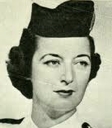 Air-hostess Joyce Bull in her BOAC uniform, 1956